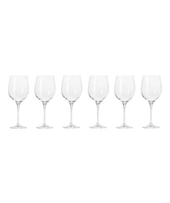 Buy 🎁 Krosno Harmony 450ml Wine Glass 6pc Gift Box Set ❤️