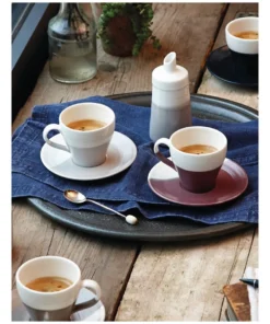 Brand new ✔️ Royal Doulton Coffee Studio 4pc Espresso Cup & Saucer Set ❤️ 5 Brand new ✔️ Royal Doulton Coffee Studio 4pc Espresso Cup & Saucer Set ❤️ -Dining Sales Store 616836250 3 720x928
