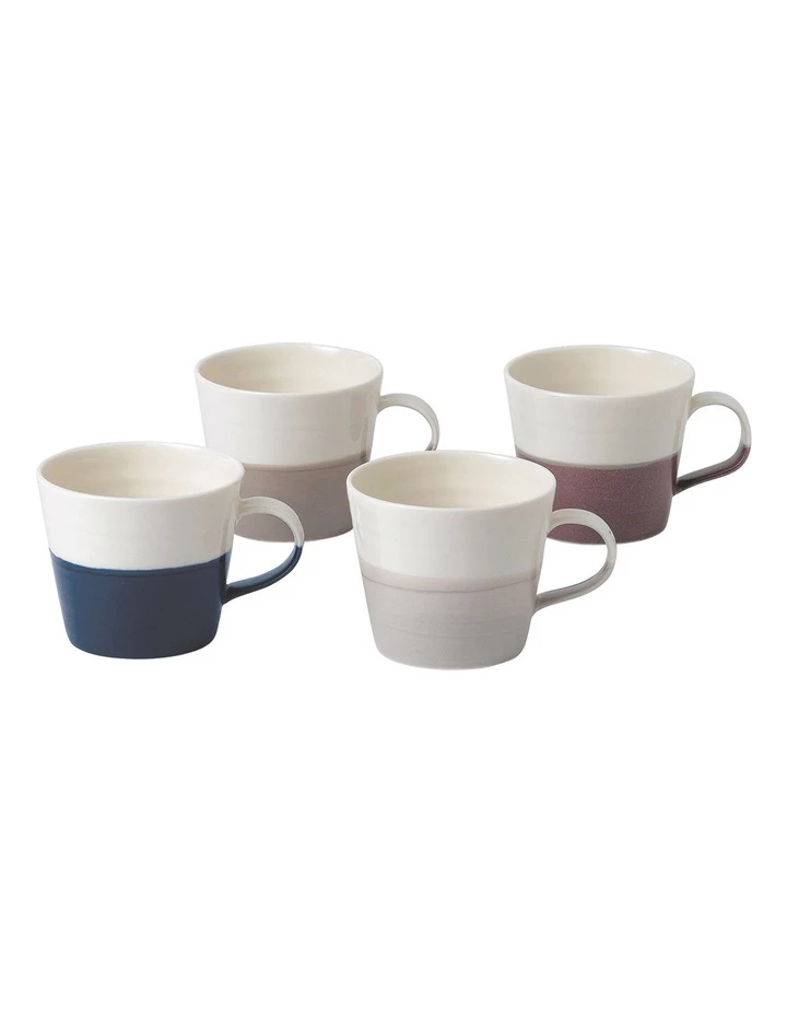Outlet 🤩 Royal Doulton Coffee Studio Set of 4 260ml Small Mugs 😍 1 Outlet 🤩 Royal Doulton Coffee Studio Set of 4 260ml Small Mugs 😍