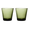 Outlet 🧨 IITTALA Kartio Set of 2 Tumbler Moss Green ⌛