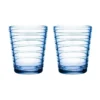 Deals ✔️ IITTALA Aino Aalto Set of 2 Tumbler Aqua ✔️