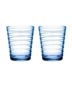 Deals ✔️ IITTALA Aino Aalto Set of 2 Tumbler Aqua ✔️