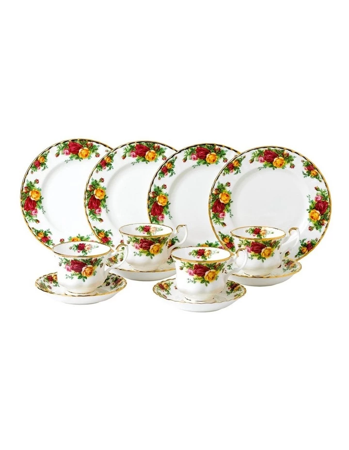 New β€οΈ Royal Albert Old Country Roses 12pc Tea Set White π€© 1 New β€οΈ Royal Albert Old Country Roses 12pc Tea Set White π€©