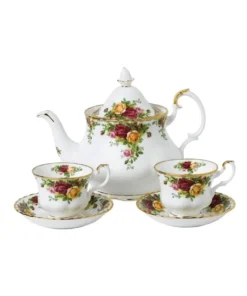 Promo 🛒 Royal Albert Old Country Roses Tea for Two White ❤️