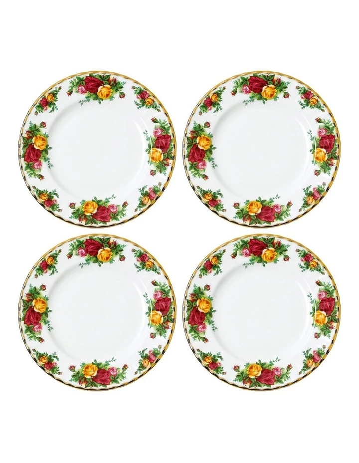Budget π Royal Albert Old Country Roses Plate 20cm (Set of 4) β 1 Budget π Royal Albert Old Country Roses Plate 20cm (Set of 4) β