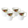 Buy 🔥 Royal Albert Old Country Roses Mug Set of 4 White 🌟