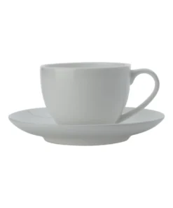 Cheap 💯 Maxwell & Williams Cashmere 100ml Round Demi Cup & Saucer White 👍