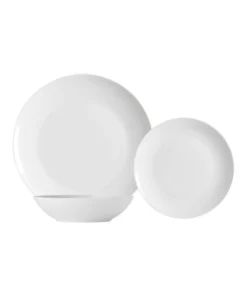 Best Sale ⌛ Maxwell & Williams Cashmere Resort 12 Piece Coupe Dinner Set White 🤩