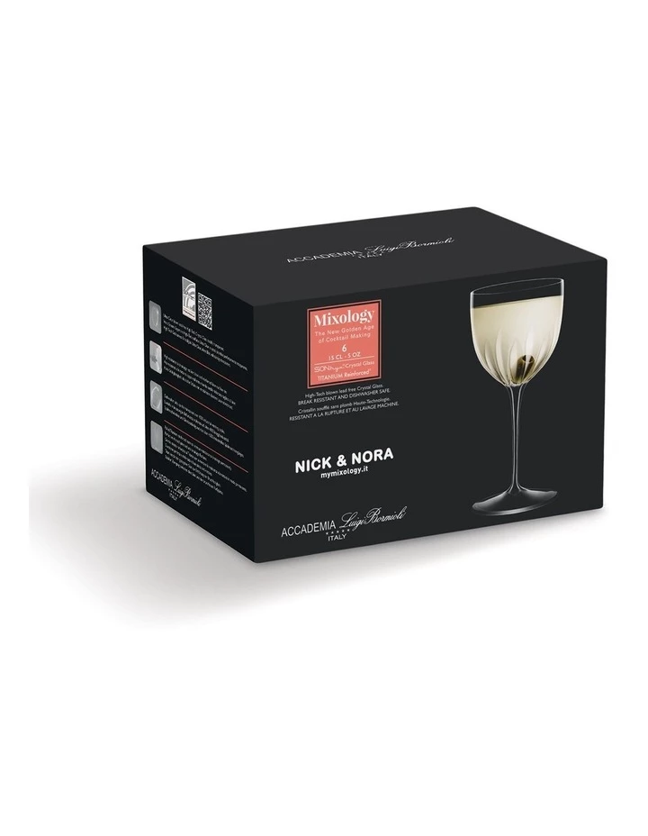 New 𧨠Luigi Bormioli Mixology Set Of 6 150ml Nick & Nora Glass β 3 New 𧨠Luigi Bormioli Mixology Set Of 6 150ml Nick & Nora Glass β - Image 3