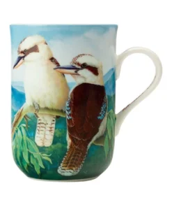 Promo 🔥 Maxwell & Williams Birds of Australia KC 10 Year Anniversary Kookaburra 300ml Mug ❤️
