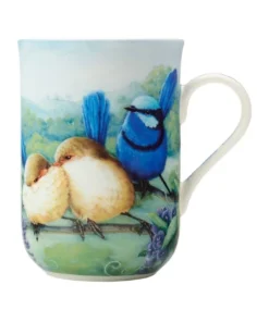 Top 10 ✔️ Maxwell & Williams Birds of Australia KC 10 Year Anniversary Splendid Fairy Wren 300ml Mug 👏