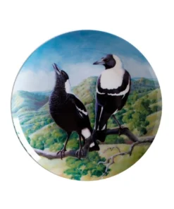 Cheapest ⭐ Maxwell & Williams Birds of Australia Katherine Castle 10 Year Anniversary 20cm Magpie Plate ✨