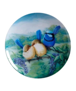 Hot Sale 🌟 Maxwell & Williams Birds of Australia Katherine Castle 10 Year Anniversary 20cm Splendid Fairy Wren Plate 😀