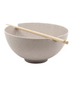Best deal ❤️ Salt&Pepper Ikana 16.5cm Bowl with Chopstick Stone ⭐