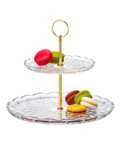Outlet 🎉 Salt&Pepper Milan 2 Tiered Cake Stand Clear 😉 -Dining Sales Store 727632910 3 720x928