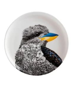 Hot Sale 👍 Maxwell & Williams Marini Ferlazzo Birds Kookaburra 20cm Gift Boxed Plate 🛒