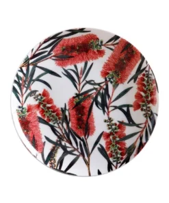 Best Pirce ✨ Maxwell & Williams Royal Botanic Garden Bottlebrush 20cm Gift Boxed Plate ✨