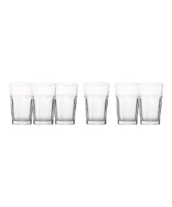 New ✨ Maxwell & Williams Set of 6 400ml Princeton Tumbler Clear ✔️