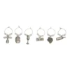 Brand new 😍 BarCraft 6 Piece Set Wine Charms ✔️