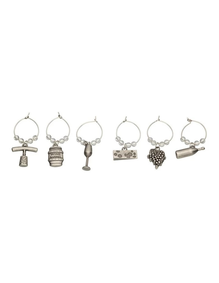 Brand new π BarCraft 6 Piece Set Wine Charms βοΈ 1 Brand new π BarCraft 6 Piece Set Wine Charms βοΈ