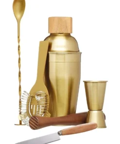 Top 10 ✨ BarCraft Brass Cocktail Gift Boxed 6 Piece Set ❤️