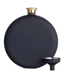 Best deal ⭐ BarCraft 350ml Soft Touch Gift Boxed Hip Flask Black 🔔