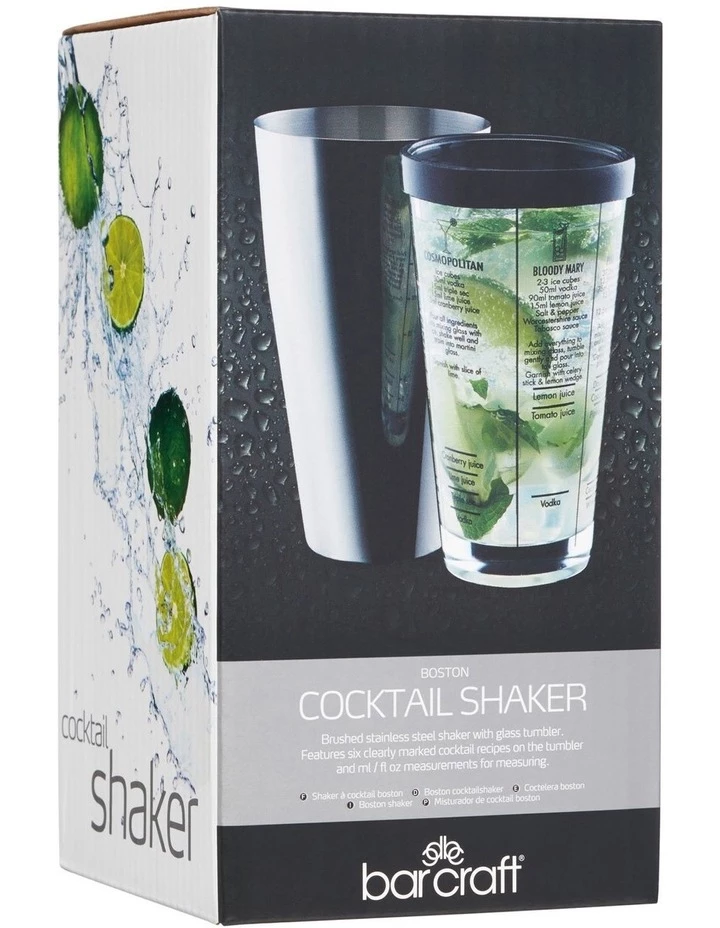 Flash Sale ๐ BarCraft Boston 400ml Gift Boxed Cocktail Shaker โ 2 Flash Sale ๐ BarCraft Boston 400ml Gift Boxed Cocktail Shaker โ - Image 2