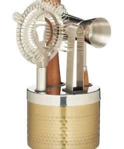 Budget ⌛ BarCraft 5 Piece Gift Boxed Cocktail Tool Set 🤩