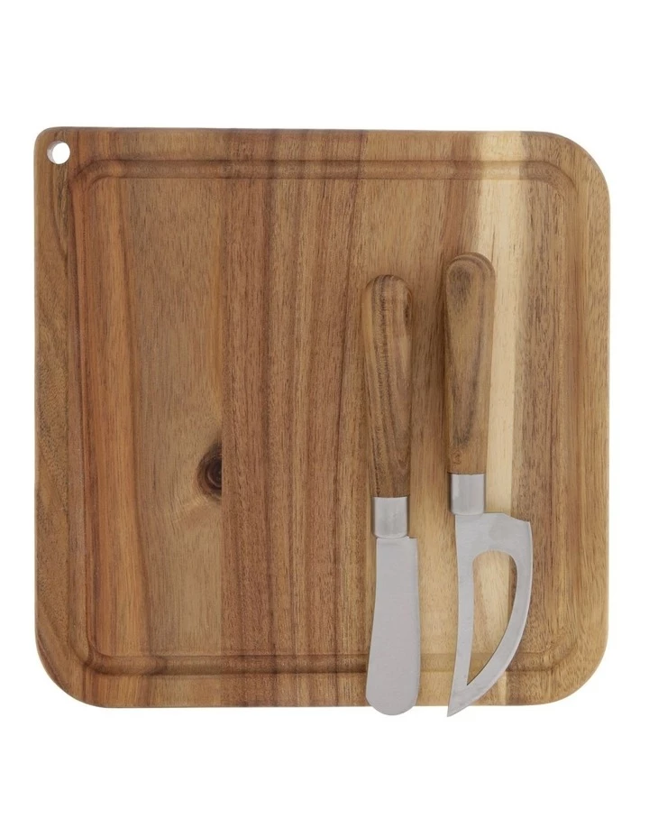 Top 10 π Vue 25x25cm Cheese Board & 19.5cm Knife 3-Piece Set Natural βοΈ 3 Top 10 π Vue 25x25cm Cheese Board & 19.5cm Knife 3-Piece Set Natural βοΈ - Image 3