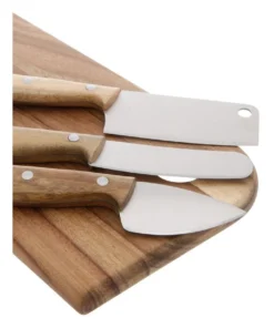 Best deal ⭐ Vue 30x15cm Acacia Cheese Board & Knife Set with Canvas Wrap Natural 🔔 5 Best deal ⭐ Vue 30x15cm Acacia Cheese Board & Knife Set with Canvas Wrap Natural 🔔 -Dining Sales Store 741785860 3 720x928