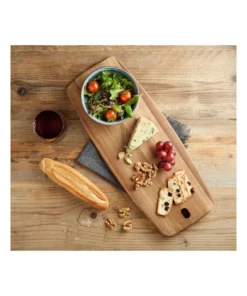 Wholesale 🧨 Vue 50x20cm Acacia Serving Board With 15cm Tapas Bowl Natural 💯