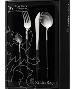 Buy 🥰 Stanley Rogers Piper Black 16pc Cutlery Set 🔔 -Dining Sales Store 743081770 3 720x928