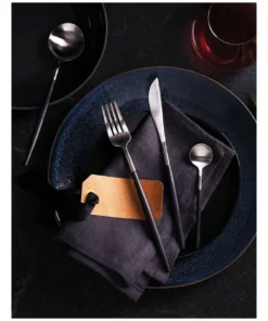 Buy 🥰 Stanley Rogers Piper Black 16pc Cutlery Set 🔔 -Dining Sales Store 743081770 4 720x928