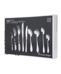 Brand new β€οΈ Stanley Rogers Noah 100 Piece Cutlery Set π 8 Brand new β€οΈ Stanley Rogers Noah 100 Piece Cutlery Set π -Dining Sales Store 743082040 4 720x928