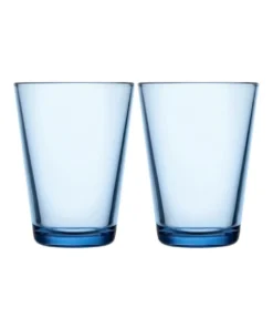 New ✨ IITTALA Kartio Set of 2 Tumbler Aqua 🤩