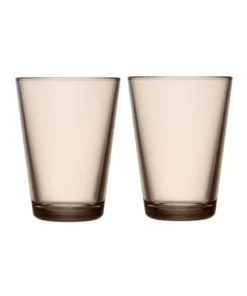 New ✨ IITTALA Kartio Set of 2 Highball Linen ❤️