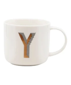 Wholesale 🎉 Salt&Pepper Alpha Mug 400ml - Letter Y 🌟