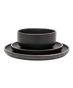 Hot Sale ✨ Salt&Pepper Hana 12 Piece Dinner Set Black ✔️ 9 Hot Sale ✨ Salt&Pepper Hana 12 Piece Dinner Set Black ✔️ -Dining Sales Store 755994880 5 720x928