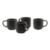 Cheapest 😍 Salt&Pepper Hana 4 Piece 300ml Mug Set Black ✔️