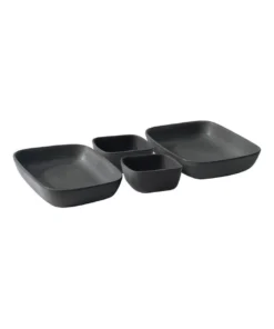 Best reviews of 😀 Salt&Pepper Major 4 Piece Serving Set Black 🤩