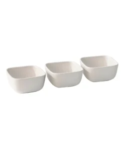 Promo 💯 Salt&Pepper Major 3Piece Bowl Set White 🔥