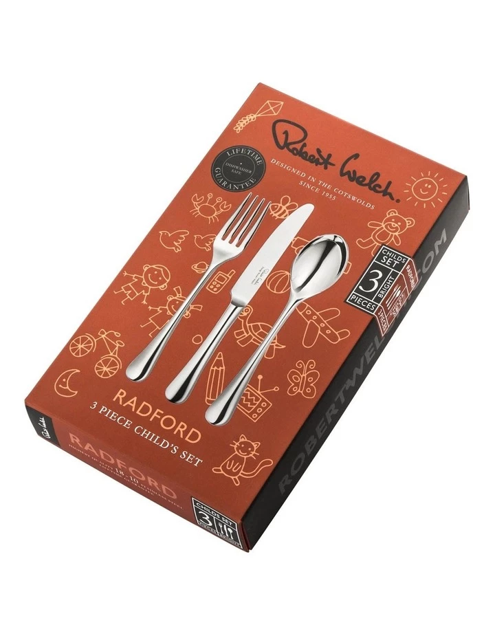 New π Robert Welch Radford Child 3 Piece Cutlery Set Silver π 4 New π Robert Welch Radford Child 3 Piece Cutlery Set Silver π - Image 4