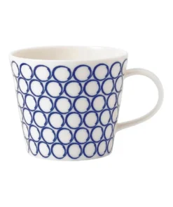 Budget 🔥 Royal Doulton Pacific Circle Mug Blue/White 🥰