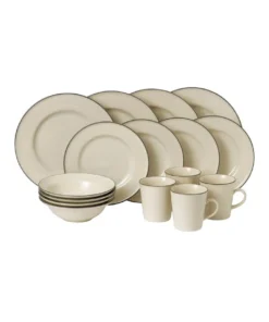 New ๐ฅฐ Royal Doulton Gordon Ramsay Union Street Cafe 16pc Dining Set Cream โจ