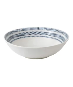 Top 10 ⭐ Royal Doulton Ellen DeGeneres Chevron 20cm Bowl Dark Blue ❤️