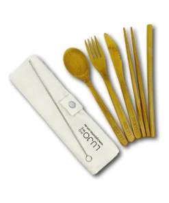 Outlet 🔥 Lujo Home Bamboo Cutlery 🌟