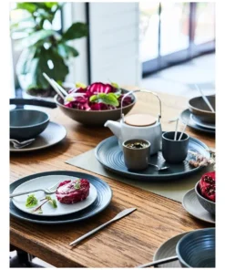 Best deal ✨ Vue Desert Bloom 12pc Dinner Set Grey ✔️