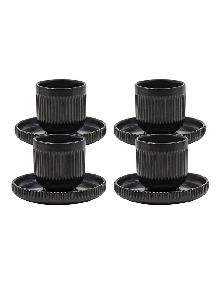 Best deal ✔️ Salt&Pepper BRAE 4pc Espresso Cup and Saucer Set Black ✔️ 1 Best deal ✔️ Salt&Pepper BRAE 4pc Espresso Cup and Saucer Set Black ✔️