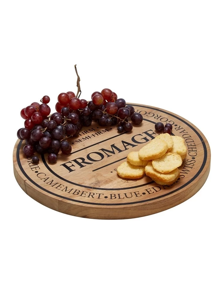 New π Salt&Pepper FROMAGE Board - Round - Small π 2 New π Salt&Pepper FROMAGE Board - Round - Small π - Image 2