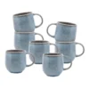 Buy 😀 Salt&Pepper NAOKO Mug - 380ml - Petrol - Set of 6 🌟